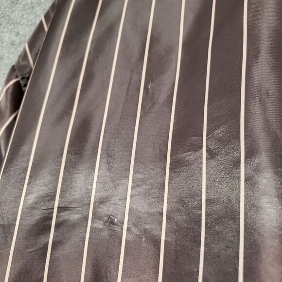 Vintage Y2K Avirex 75 Satin Bomber Jacket Mens Large Striped Grunge Streetwear - Picture 12 of 12